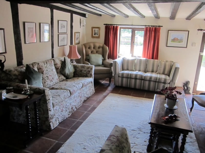 Lounge Hononton Cottage B&B near Tunbridge Wells